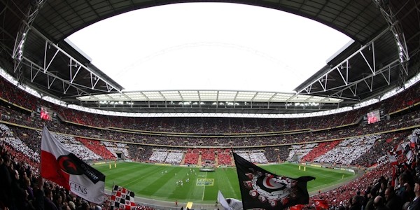 Over 50,000 rugby fans flock to Wembley for Saracens v Harlequins