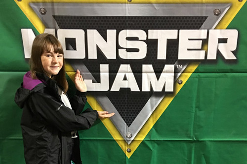 Minimaster gets revved up for fun and eye-popping excitement at Monster Jam