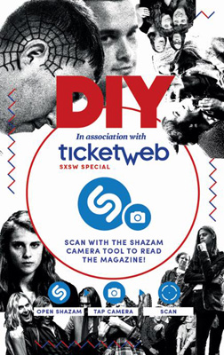 TicketWeb + DIY Magazine at SXSW – Shazam powered Collector Ticket