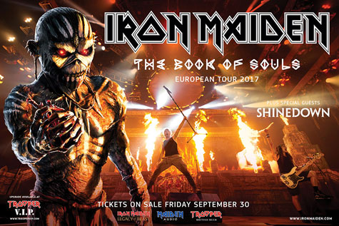 Paperless ticket solution for Iron Maiden’s The Book of Souls 2017 tour