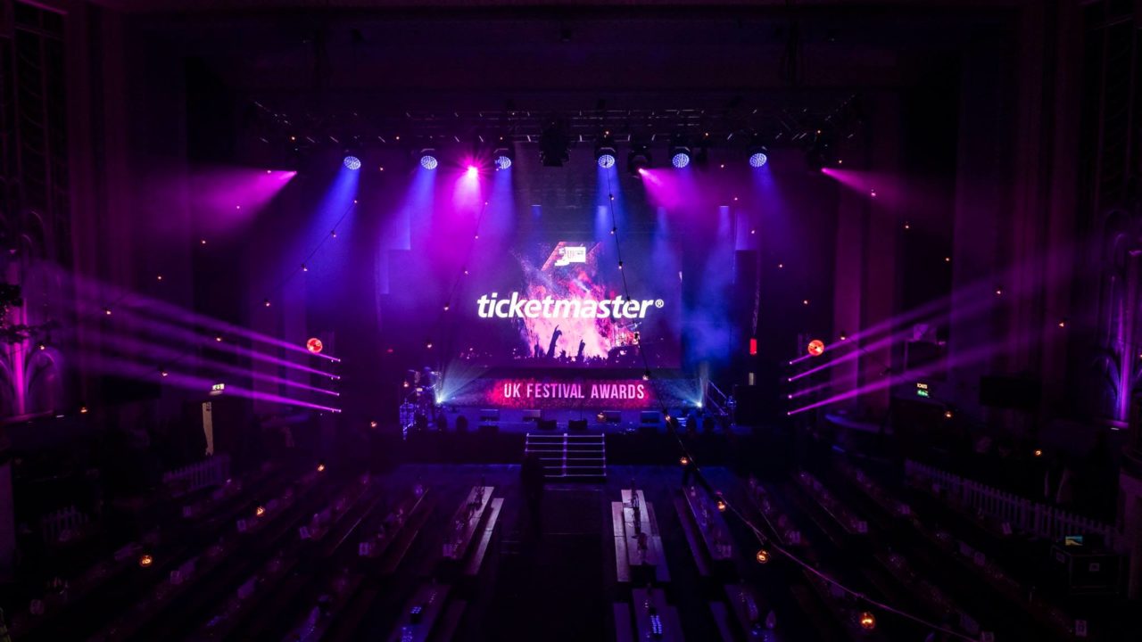Ticketmaster are this year’s headline sponsor for the UK Festival Awards