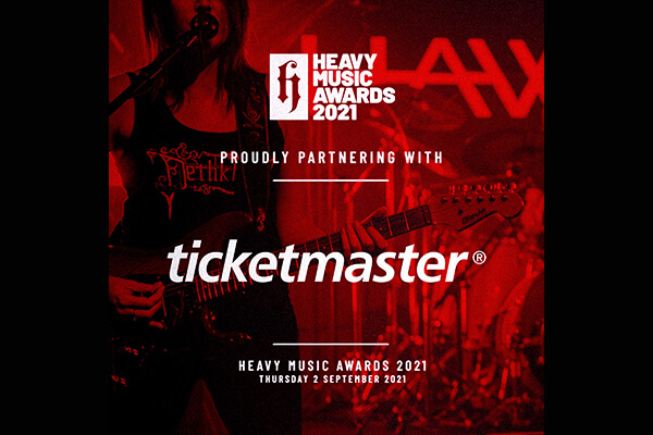 Ticketmaster partners with the Heavy Music Awards 2021