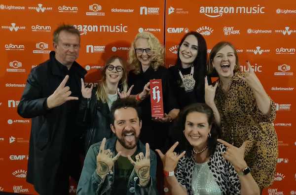Music Venue Trust receive ‘The H’ award at the Heavy Music Awards