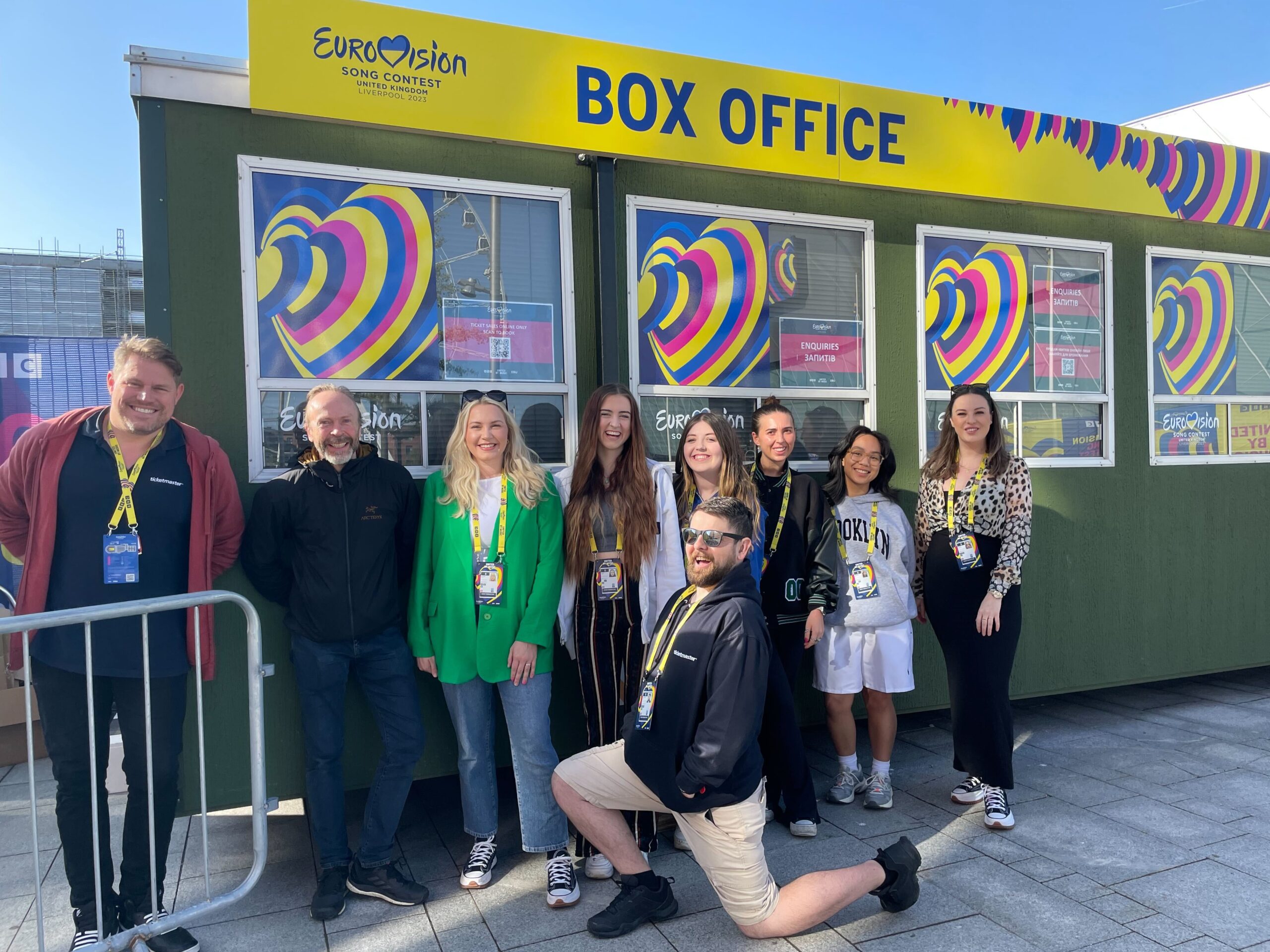 Ticketmaster Box Office team at Eurovision 2023