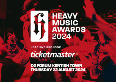 Ticketmaster announced as Headline Sponsor for The Heavy Music Awards 2024