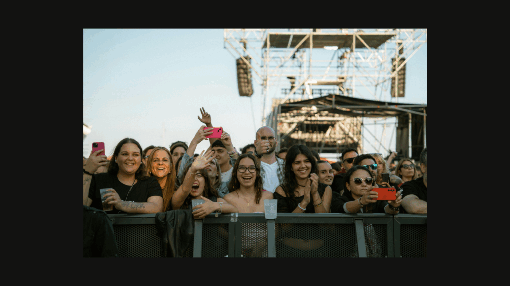 People in a crowd