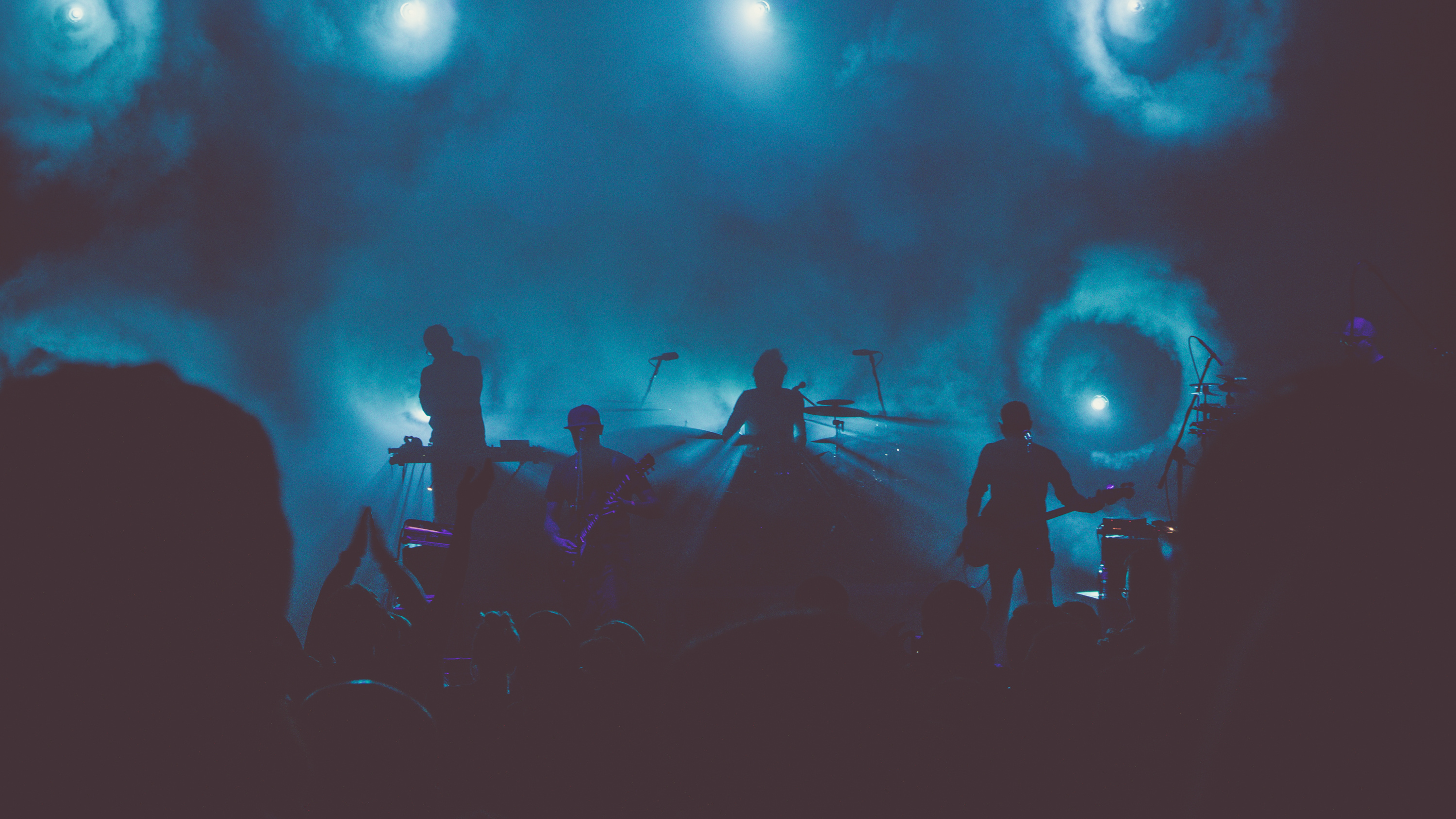 Crowd in a music venue
