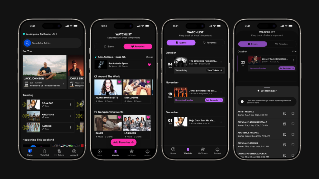 Ticketmaster UK App Launch